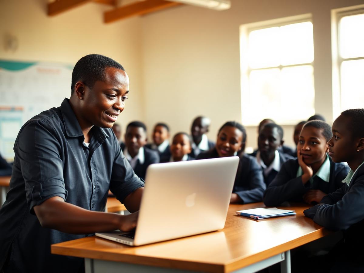 Classe africaine utilisant Studn