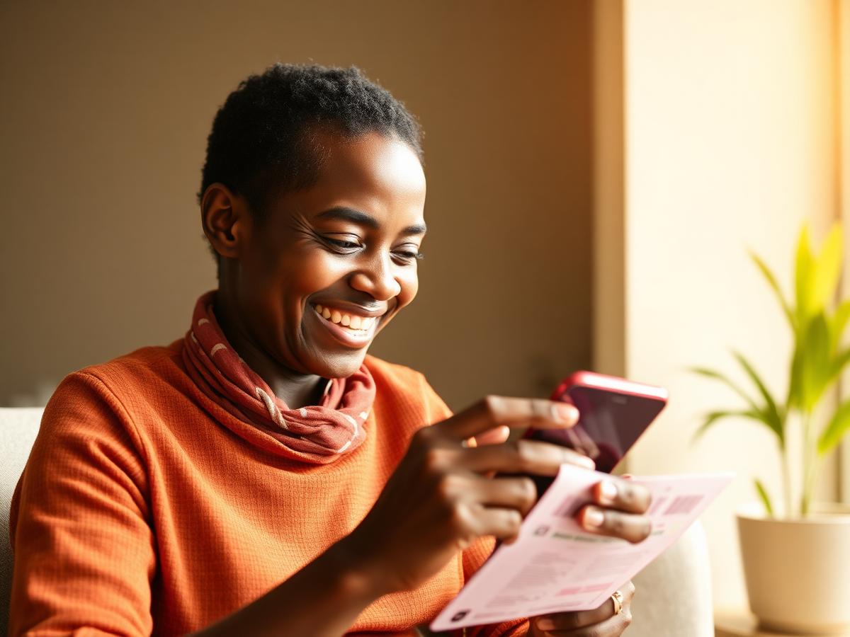 Parent payant les frais de scolarité par Mobile Money